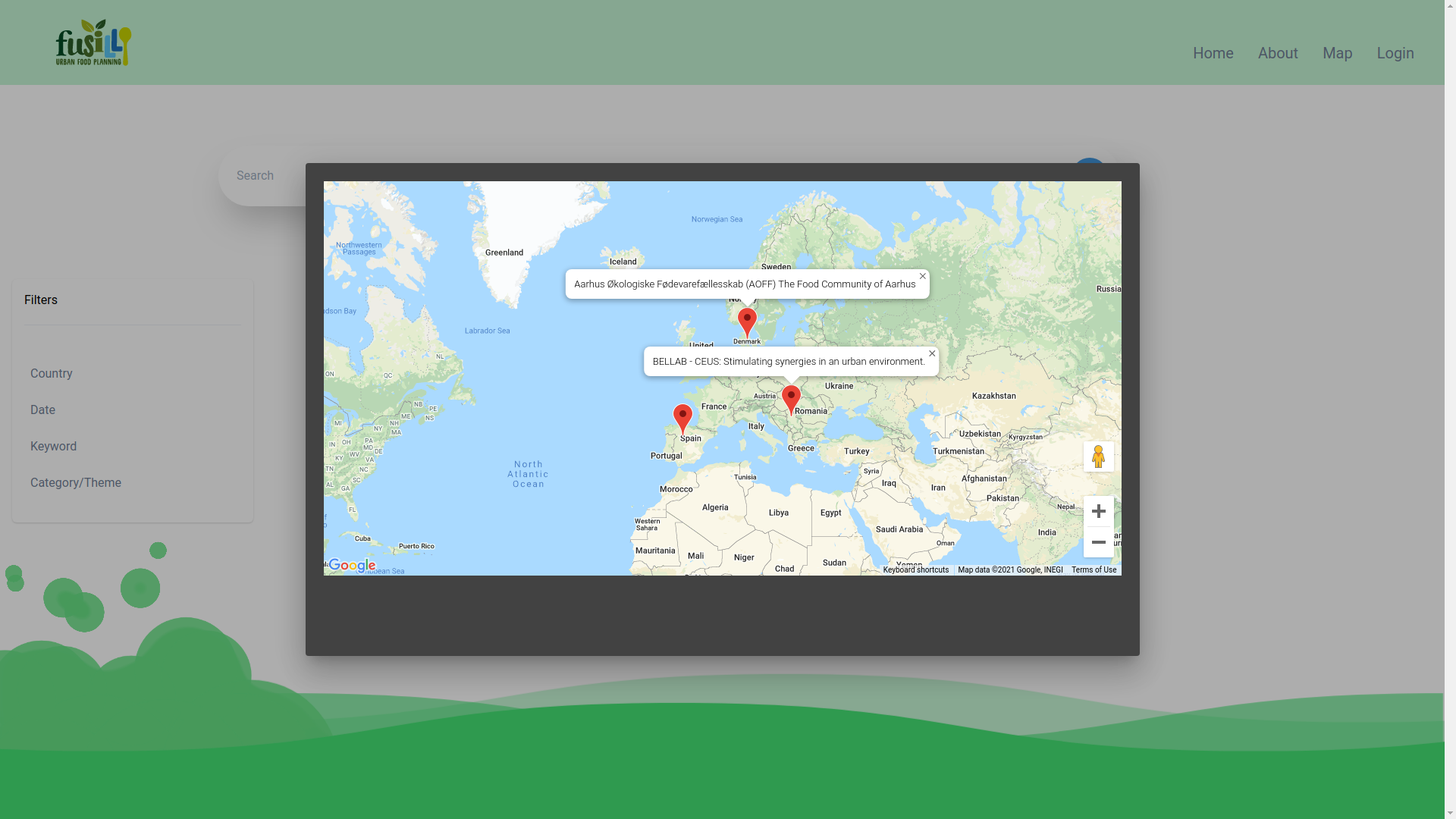 Dashboard for food waste minimization (built in the context of project Fusilli)